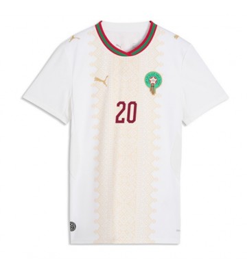 Marokko Ayoub El Kaabi #20 Udebanetrøje Dame VM 2026 Kortærmet